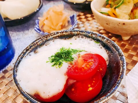 ミニトマトの長芋和え☆